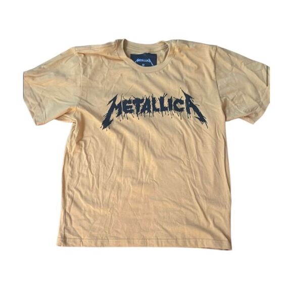 Metallica Black and Tan Logo Shirt - Picture 1 of 1